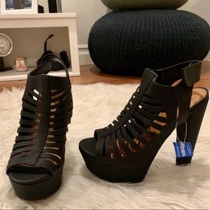 Manji H Platform Heel